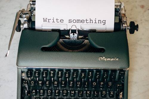 Write something