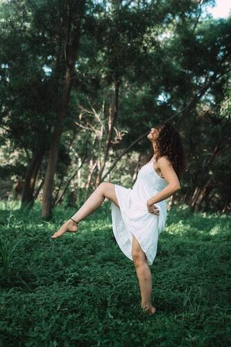 Relaxed woman