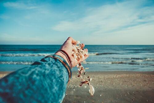 By the seaside